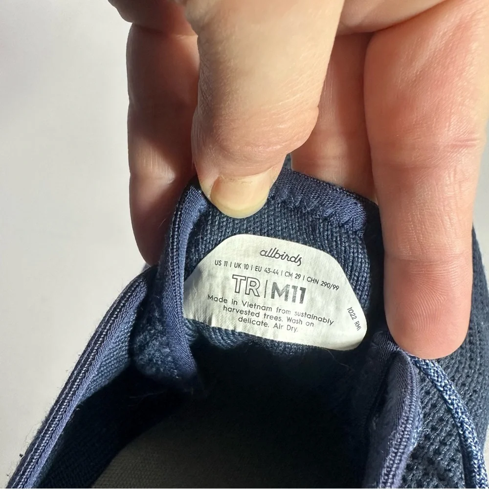 Allbirds Trail Runners Navy Blue Lightweight Running Shoes